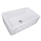 Nantucket Sinks 33-Inch Farmhouse Fireclay Sink with Filigree Apron FCFS3320S-Filigree - alternate 1